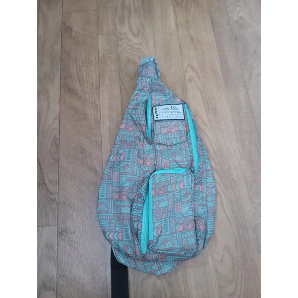 Kavu‎ Rope Sling Bag Pastel Chalk Crossbody Backpack Bag Good Condition